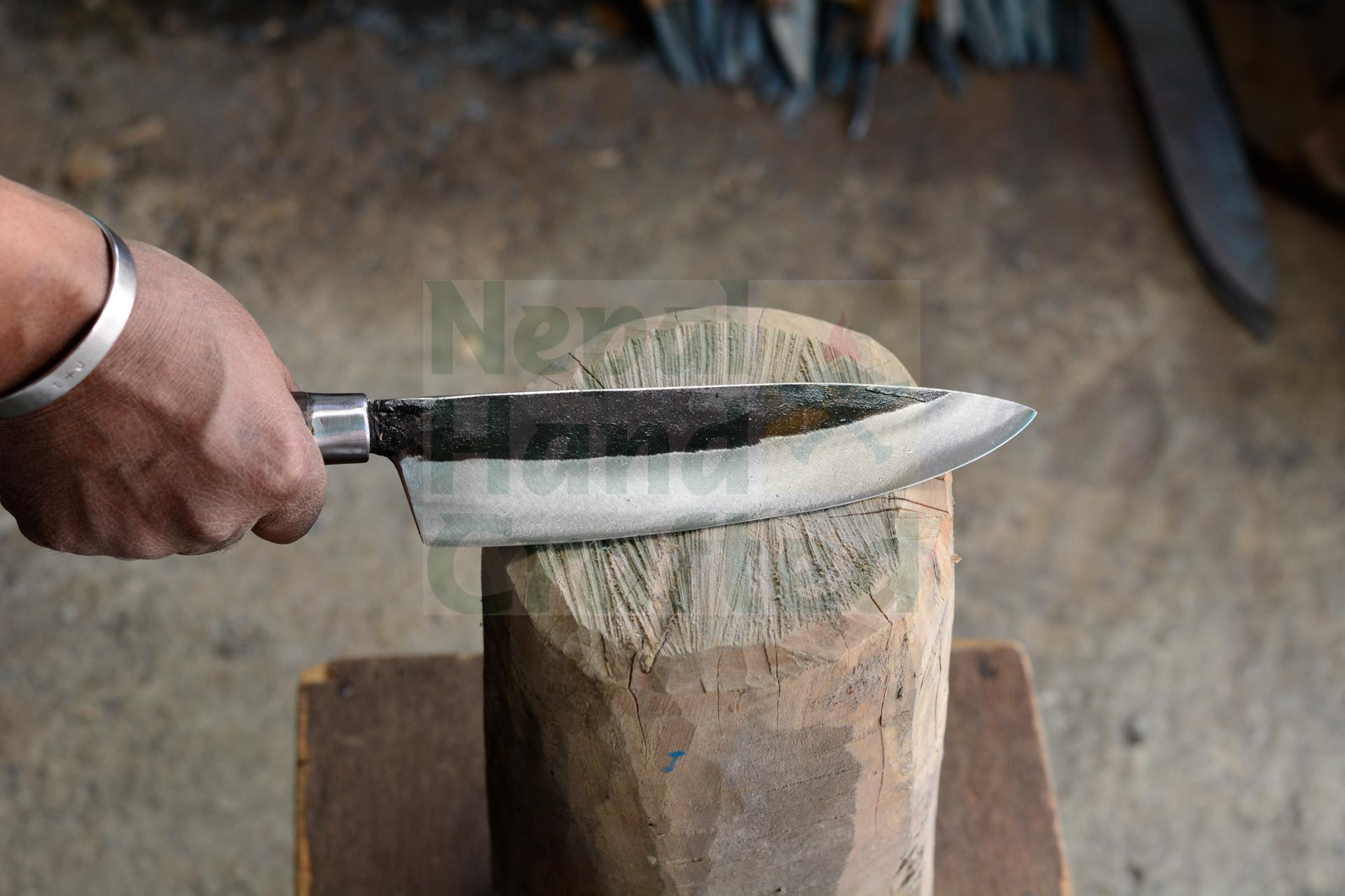 Kitchen Knife Handmade Kitchen Chef Knife with Leather Sheath