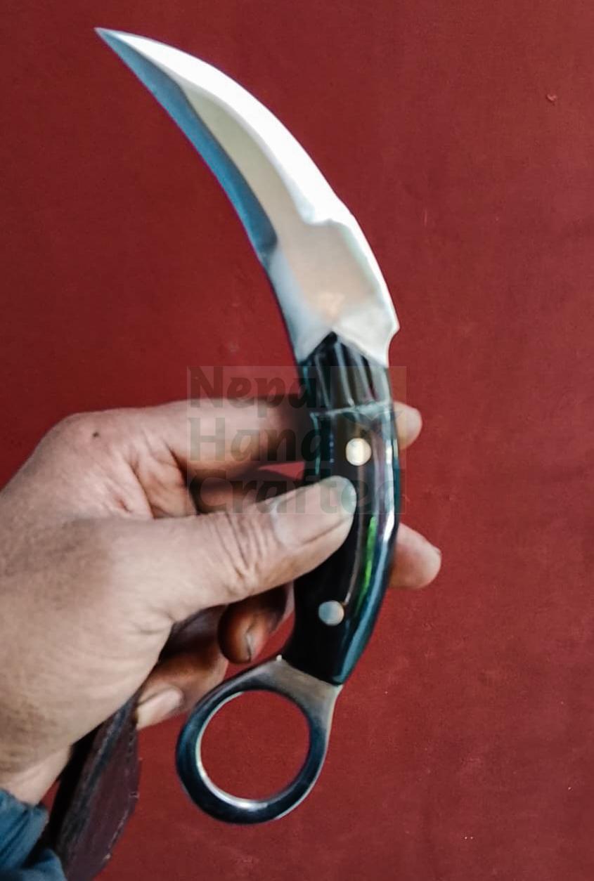 3.25 inch Mindanao Karambit Knife | Custom Pocket Fighting Knife