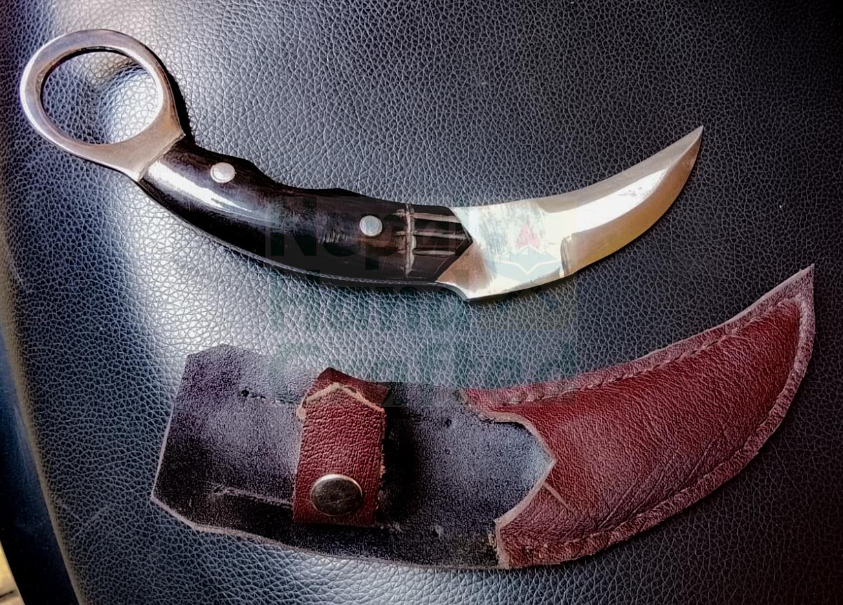 3.25 inch Mindanao Karambit Knife | Custom Pocket Fighting Knife